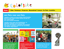 Tablet Screenshot of colorbike.nl